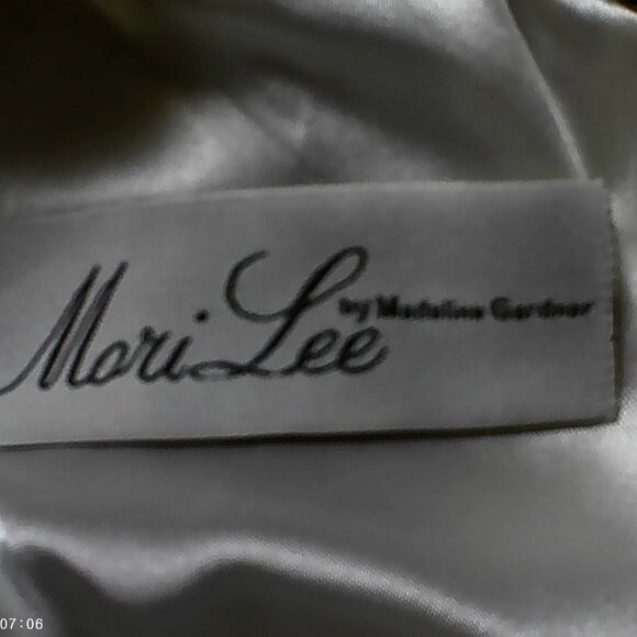 Marie Lee Formal Dress Size 16 White Yellow Purple Pink - Picture 7 of 9